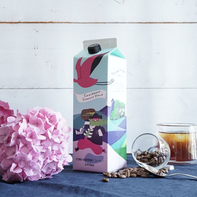 クラッシュドデカフェゼリーとカリビアントレジャーブレンド 2本セット コーヒーゼリー アイスコーヒー【1648044】