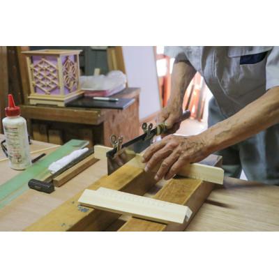 ふるさと納税 伊勢原市 秋山建具店 創業80年の建具職人がつくる『組子入照明「行燈」』[0043] |  | 02