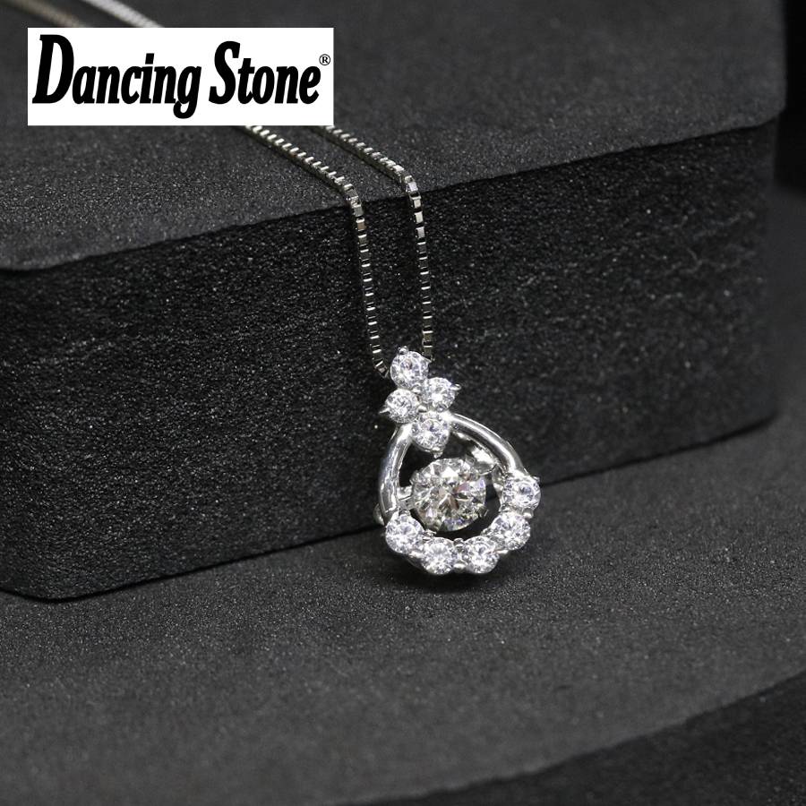 ＜Crossfor＞ダンシングストーン/プラチナダイヤモンドディスティニーベルペンダント　＊ダイヤモンド0.2ct　PD-0009