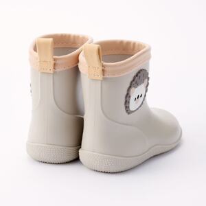 ワッペン付レインブーツ　１４ｃｍ　Ｐｏｍｐｏｎ'sハリネズミ 5-126
