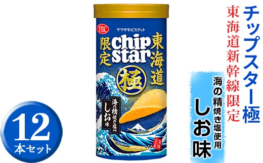 
                  チップスター極　東海道新幹線限定 海の精焼き塩使用しお味　12本セット ※着日指定不可 | 菓子 お菓子 ポテトチップス おかし おやつ おつまみ つまみ スナック スナック菓子 ポテチ チップス チップスター YBC スイーツ ご家庭用 手土産 ギフト 贈答 贈り物 プレゼント お中元 お歳暮 夏休み 冬休み 茨城県 古河市 地域限定 送料無料 _FA01
                
