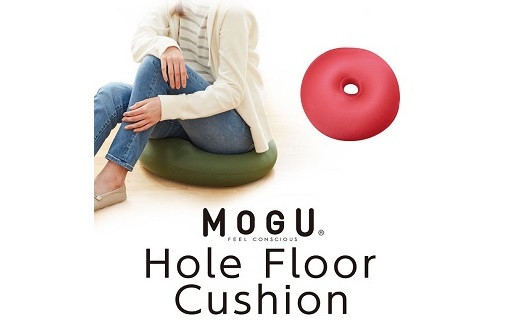 65A0613 MOGU® ホールフロアクッション オリーブグリーン[髙島屋選定品］