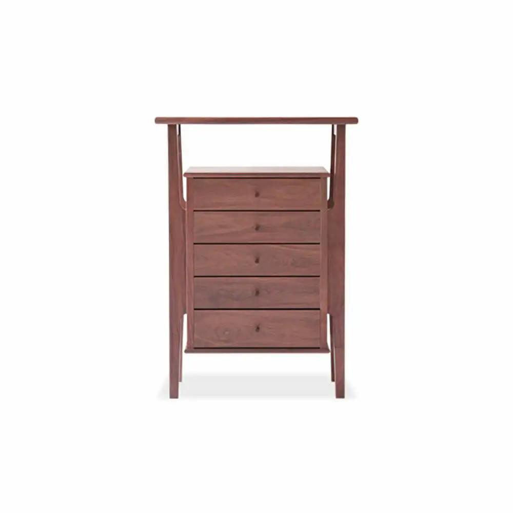 旭川家具　山室家具製作所　プロトNo.402リビングチェスト　ウォールナット 【 国産 無垢 インテリア 木製 収納 ナチュラル キャビネット チェスト リビング ダイニング 北海道 】 _01523