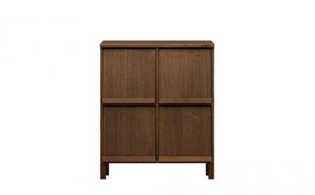 【開梱設置】高野木工 LECCE レッチェ 77マガジンレコードラック ウォルナット【10年保証】