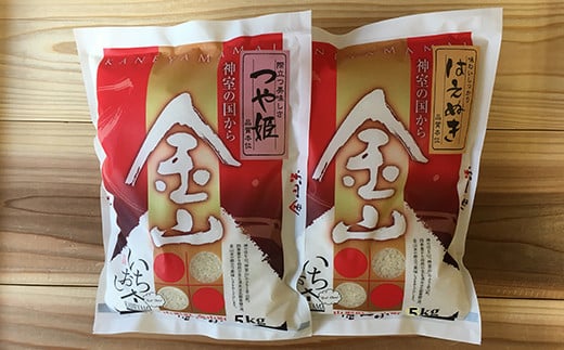 金山産米「つや姫5kg」+「はえぬき5kg」【精米】 計10kg 米 お米 白米 ご飯 精米 ブランド米 はえぬき つや姫 送料無料 東北 山形 金山町 令和6年産 F4B-0560