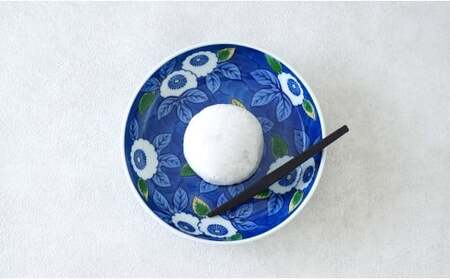 有田焼 染錦花文濃 銘々皿【源右衛門窯】食器 器 うつわ 取皿 取り皿 手描き ad092