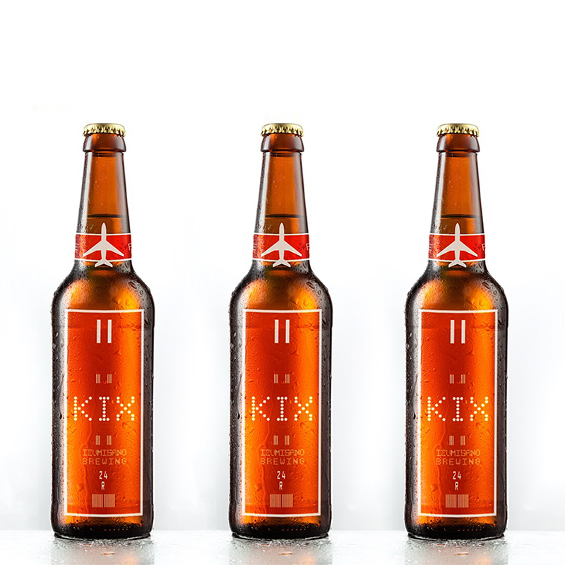 KIX BEER６本セット（アンバーエール）【クラフトビール ビール お酒 地ビール びーる 瓶ビール 泉佐野ブルーイング】 010B187