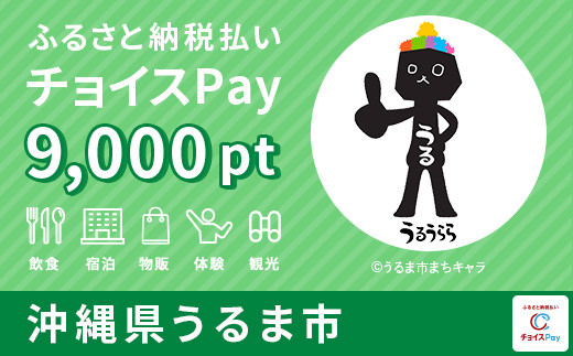 
うるま市チョイスPay 9,000pt（1pt＝1円）【会員限定のお礼の品】
