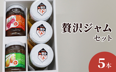贅沢ジャムセット　5個 加工食品 