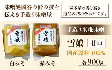 喜多屋こだわり味噌詰め合わせ4種入り | 味噌