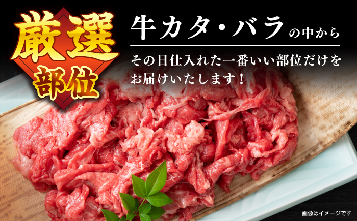 【A4～A5】 長崎和牛 切り落とし 約500g＜株式会社MEAT PLUS＞ [CFT003] 和牛 国産