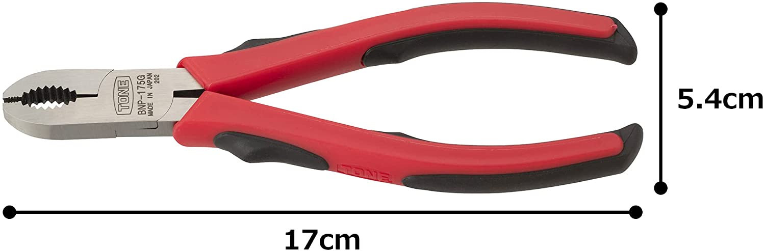 TONE トネ 壊ねじプライヤ(マスターグリップタイプ) BNP-175G　工具　TONE　トネ｜トルクレンチ デジタル 工具 整備士 自動車 バイク DIY 日本製 メンテナンス 15001-400