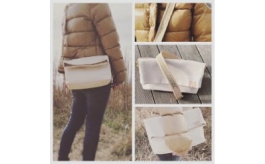 
青柳畳店 tatami- shouLder bag 倉敷帆布4号製
