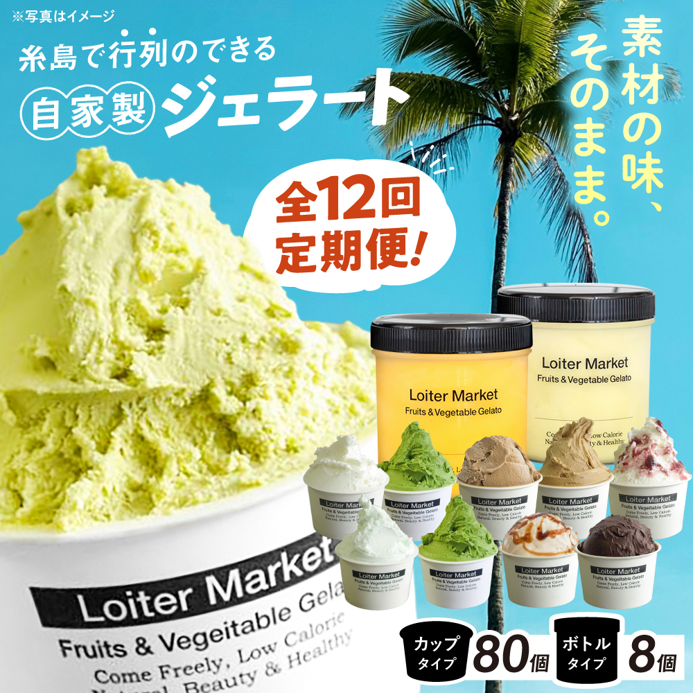 【全12回定期便】 カップ 10個×8回 / お楽しみ ボトル 2個×4回 セット 糸島市 / LoiterMarket ロイターマーケット [AGD012]