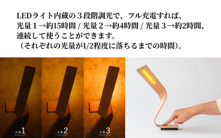 充電式テーブルランプ【Tanzaku Lamp】ツイスト型 ストーリオ | ライト 卓上