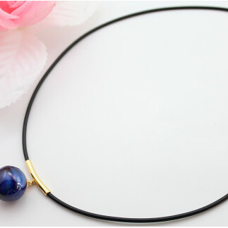  二宮閑山 有田焼磁器玉ペンダント2個セット（しろブルー・るりブルー） A10-166_イメージ4