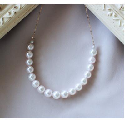 ふるさと納税 志摩市 志摩産 アコヤ真珠 8-9ミリ カジュアル&グラデーション ゴージャス ネックレス |  | 01