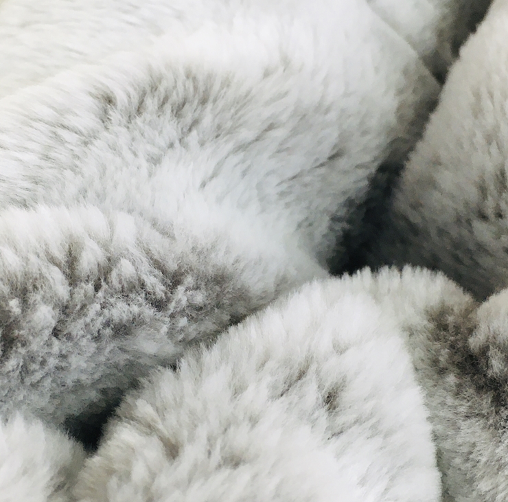 ボリューム マイヤー2枚合わせ毛布 シングル グレー JY-2401GY [4789]