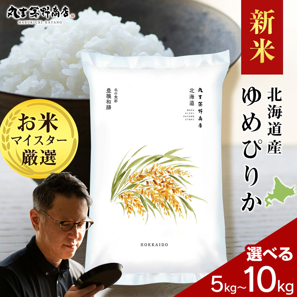 【ふるさと納税】【新米】令和8年度産 北海道産ゆめぴりか 選べる5kg～10kg 鮮度保持パック対応米 お米 北海道産米 ゆめぴりか 鮮度保持パック 米 北海道米 北海道産 北海道千歳市ギフト ふるさと納税