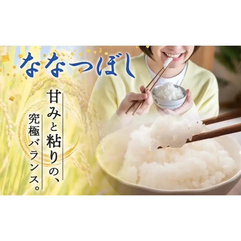 北海道 定期便 3ヵ月連続3回 令和8年産 ななつぼし 無洗米 5kg×2袋