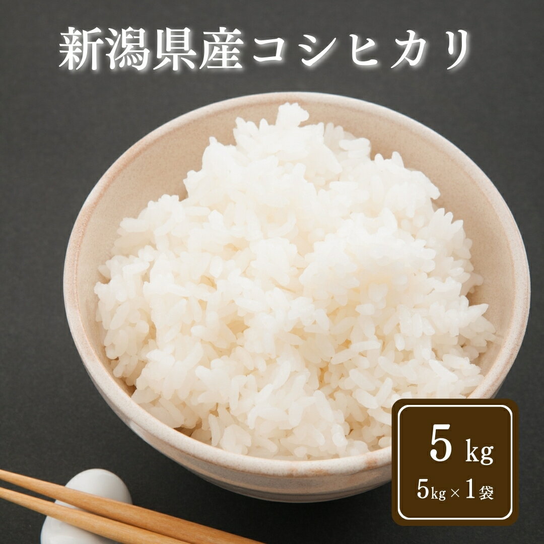 【ふるさと納税】【先行予約】【令和7年産新米】コシヒカリ 精米 5kg 新潟県 五泉市 （農）久保農業生産組合