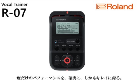 【Roland】ハイレゾレコーダー/R-07黒【配送不可：離島】 雑貨 日用品 オーディオ機器 