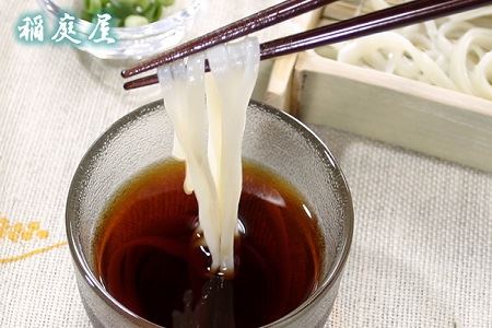 稲庭屋いなにわうどん 450g×1袋 めんつゆ付 手さげタイプ ふるさと納税 秋田県 稲庭うどん めんつゆ ギフト【（有）稲庭屋】[J0601]