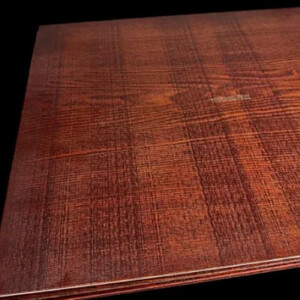 木製 ランチョンマット 乱糸(マット仕上げ) 本朱