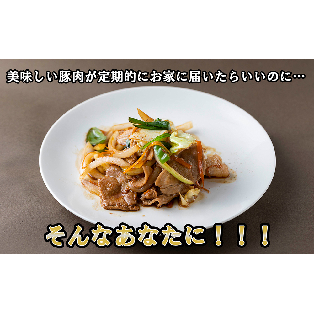 ＜定期便6回＞ 北海道産 健酵豚 小間切れ 計 1.2kg (全7.2kg)_イメージ2