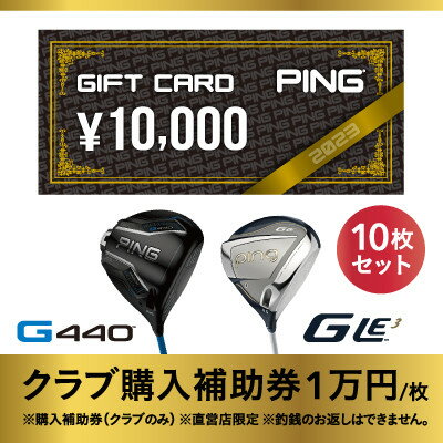 【ふるさと納税】【PING】(ピンゴルフ)　ゴルフクラブ購入補助券(100,000円分)【1535109】