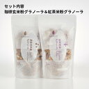 【ふるさと納税】グラノーラ セット 詰め合わせ 珈琲玄米粉グラノーラ 紅茶米粉グラノーラ 珈琲 玄米粉 紅茶 米粉 コーヒー 甘酒 朝食 朝ご飯 朝ごはん 軽食 食品 食料品 京都 京都府 南丹市