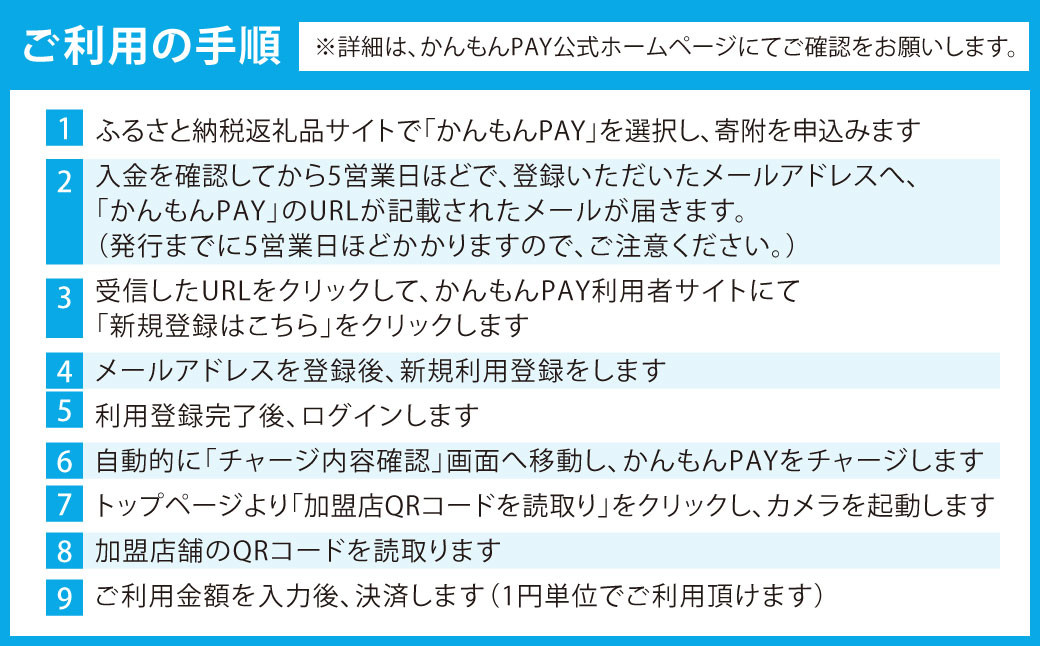 かんもんPAY 3,300円分