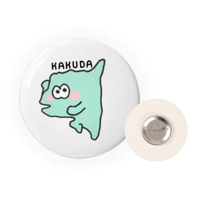 ふるさと納税 角田市 オリジナル缶バッチ(かくだだどん)直径4.5cmスチール製 |  | 02