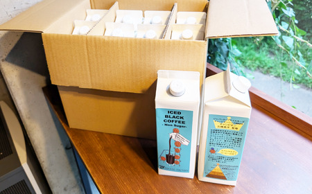 コーヒー 無糖リキッドアイスコーヒー12本 簡易包装