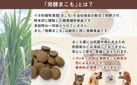 ＜国富町産 まこもクッキー300g(100g×3袋)＞翌月末迄に順次出荷 【 100g 国産 防腐剤無添加 無着色 腸活 マコモ 犬 猫 おやつ ペット ペットフード 植物性食品 真菰 まこも マコモ