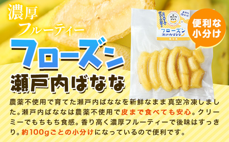 フローズン瀬戸内ばなな 100g ×5 バナナ