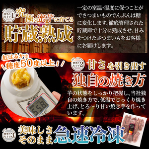 a0001-S2 冷凍焼き芋！畑の金貨・やきいも(シルクスイート2kg)【甘いも販売所】焼き芋 焼芋 やきいも さつまいも 冷凍