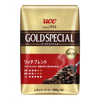 UCC炒り豆ゴールドスペシャル　リッチブレンドAP　250g×6(1691)