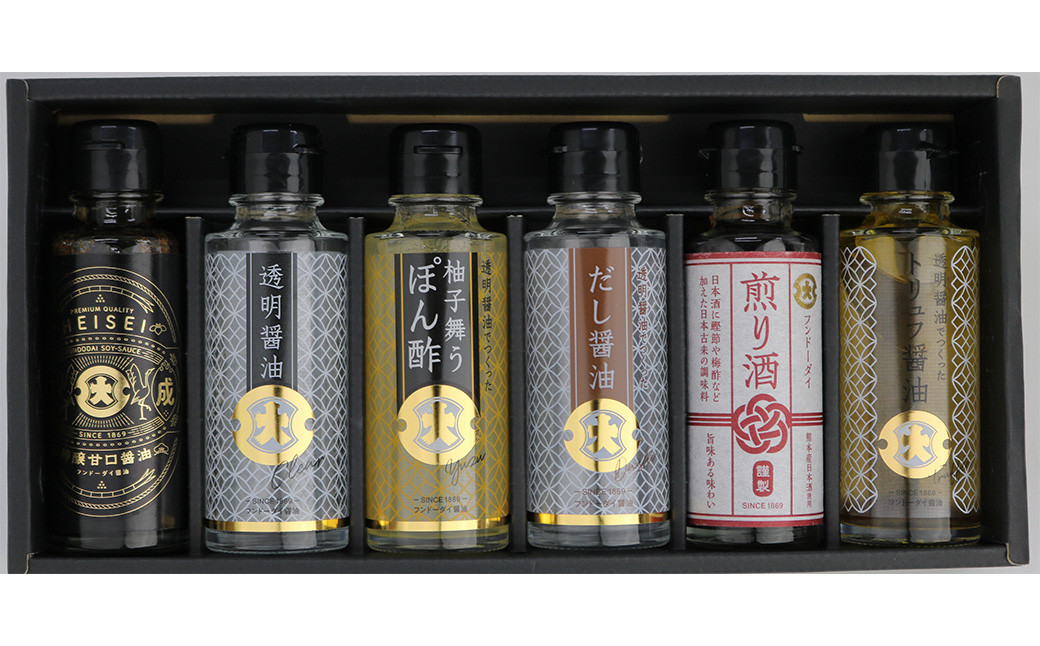 調味料100ml×6本詰合わせ