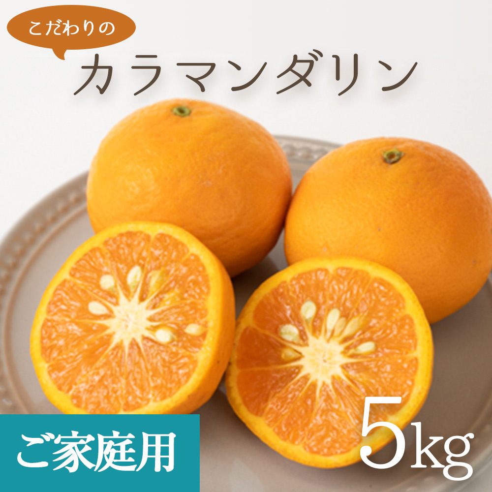 ZT6211n_【2026年先行予約】こだわりの カラマンダリン 【訳あり 家庭用】 5kg 藤秀園