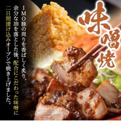 ふるさと納税 伊佐市 IMO豚3種セット 味噌焼き200g×3個・角煮100g×3個・豚味噌ディップソース120g×3個 |  | 01