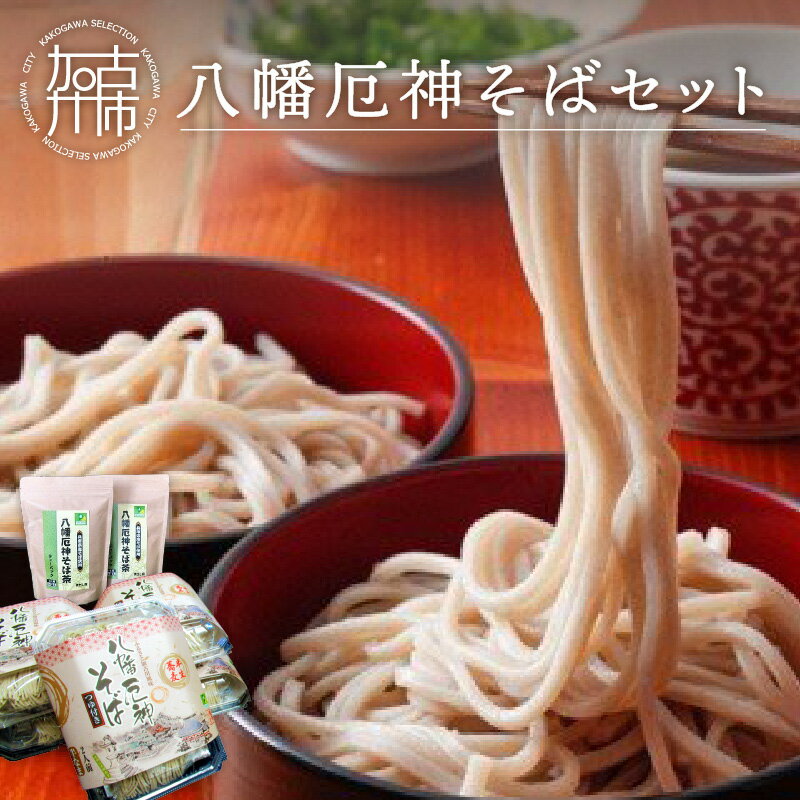 【ふるさと納税】【レビューキャンペーン】八幡厄神そばセット 〈 そば そば茶 ノンカフェイン ティーパック 蕎麦 セット 詰め合わせ おすすめ 〉