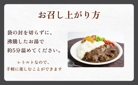 氷見牛カレー（レトルト） １箱 富山県 氷見市 カレー 湯煎 惣菜