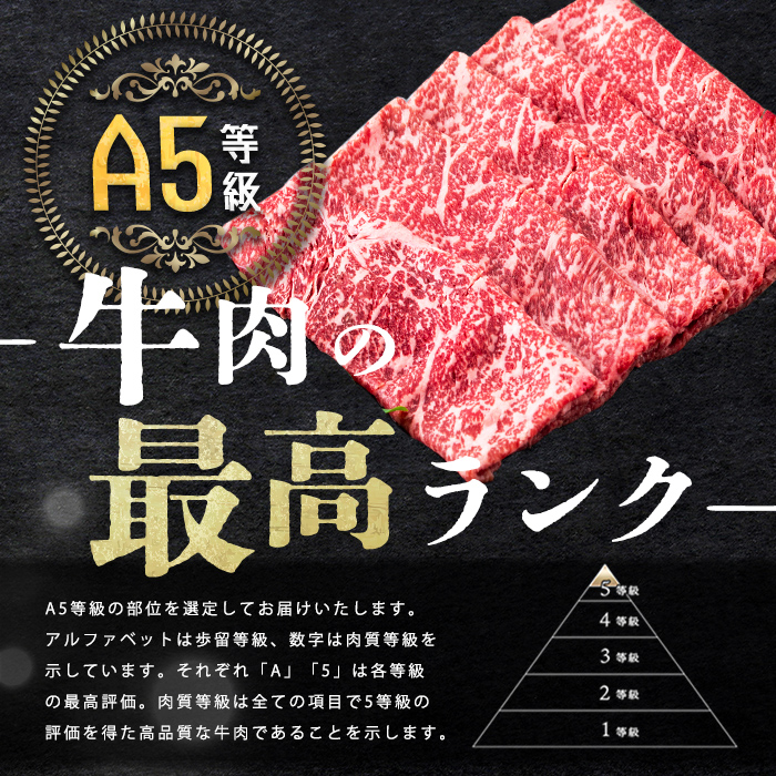 【小分け】＜A5等級＞鹿児島県産 黒毛和牛 牛肉 赤身 しゃぶしゃぶ すき焼き スライス (200g×3P/計600g) a3-240