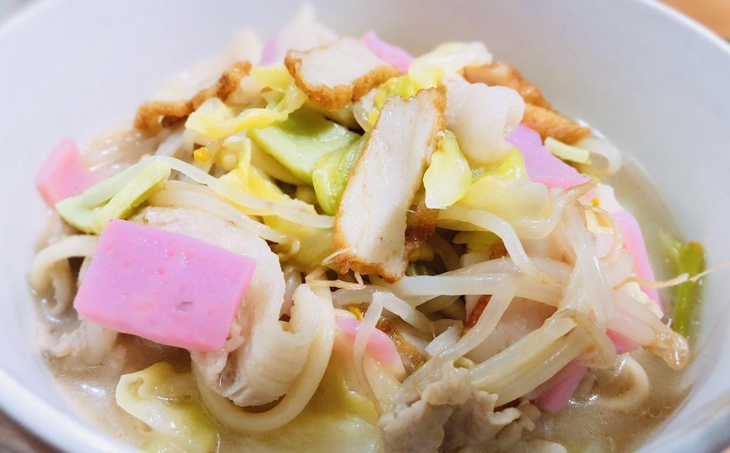 【年3回定期便】老舗の「長崎ちゃんぽん麺(2人前×5袋)」スープ付き！ ／ チャンポン 麺類 麺 スープ付 佐藤製麺所