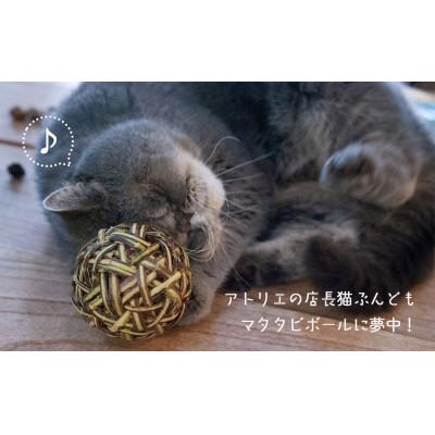 ふるさと納税 鶴岡市 【天然素材手作り】猫のおもちゃ またたびボール(またたびの実入り) |  | 01