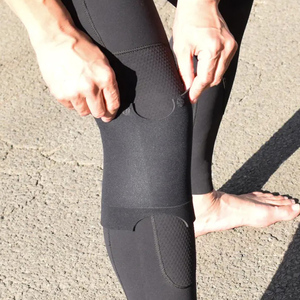 リーシュガード ダブサーフィングウェットスーツ サーフィン 膝裏 保護 ブラック 黒 平塚市 神奈川県 L