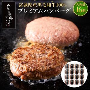 馬場牛 牛肉100％ ハンバーグ 16個 ハンバーグ