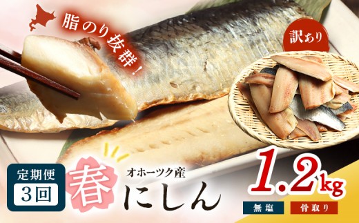 
                  【ワケあり】特大 “生冷” 春にしんフィレ1.2kg（オホーツク産・オス無塩）3ヶ月定期便 | 生冷 春にしん 計1.2kg 大容量 春の味覚 鰊 ニシン ジューシー 柔らかい 肉厚 脂のり 旨い 訳あり サイズ ばらつき 下処理不要 焼き魚 フライ 煮つけ 海鮮 海産物 晩酌 おつまみ 冷凍 オホーツク海産 有限会社マルフジ海産 お取り寄せ 北海道 興部町 興部【20046】
                