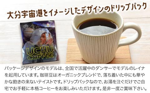 宇宙珈琲 ドリップ パックセット 12g×10パック ドリップ コーヒー豆 珈琲豆 コーヒー粉 珈琲粉 大分県産 九州産 中津市 国産